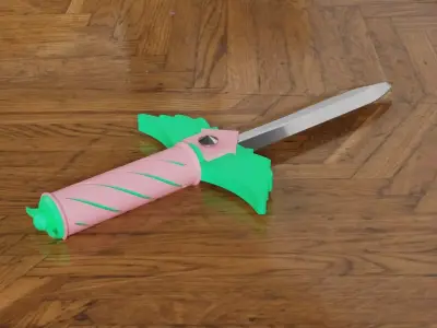 Squid Game-Inspired Knife 3D model