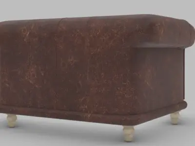 armchair and wardrobe 3d rhino Free 3D model