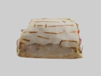 Lamb gyro model Low-poly 3D model