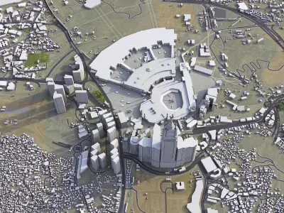 Mecca Low-poly 3D model