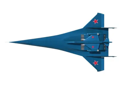 Bartini A-57 3D model