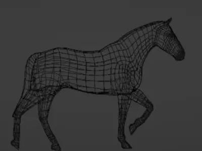 Horse - 3D Model Low-poly 3D model