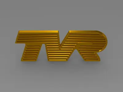 Tvr Logo 3D model