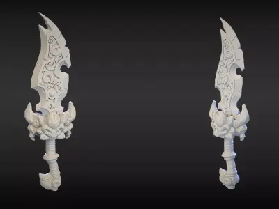 Stylized Sword 07 3D model