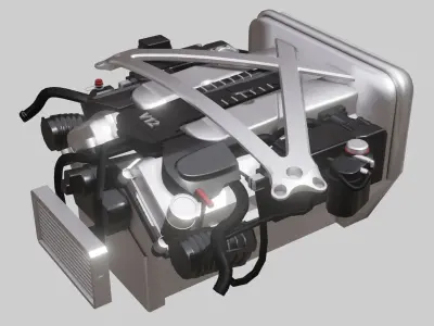 Car Engine  3D model