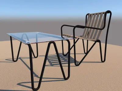 Iron Furniture  3D model