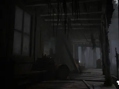 Witch Village Environment Low-poly 3D model