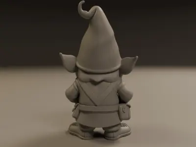 garden gnome 3D print model