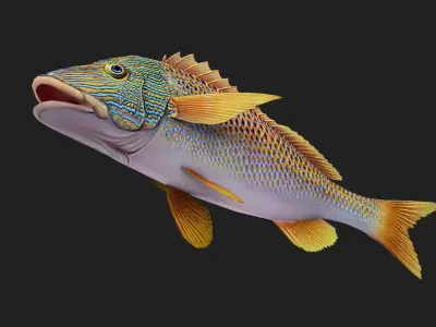 Grunt Low-poly 3D model