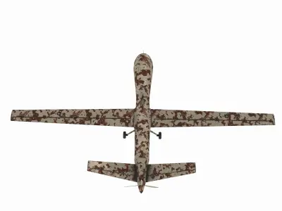 Aircraft05 military drone 3D model