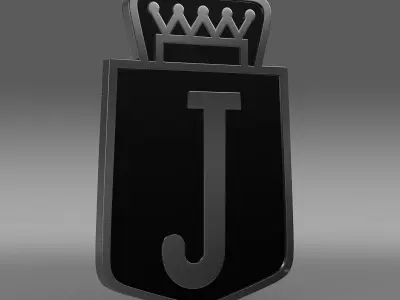 Jensen logo 3D model