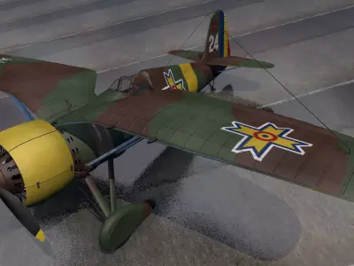 PZL P-24G 3D model