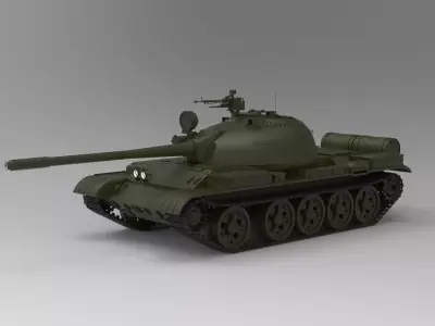 T-55 tank 3D model