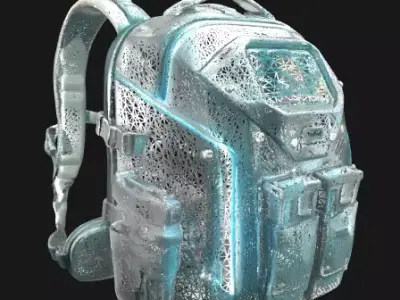 Tactical Backpack - Military Camping Bag PBR Ready Low-poly 3D model