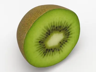 Half Cut Kiwi 3D model