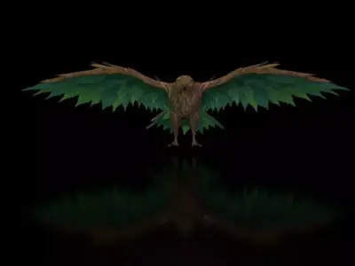 SILVANUS X SUIT Eagle 3D Model with texture Free low-poly 3D model