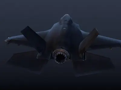 F-35 Lightning II Low-poly 3D model