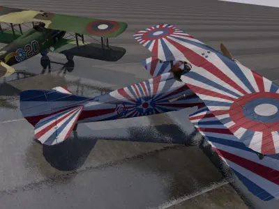Spad XIII - S-13 3D model
