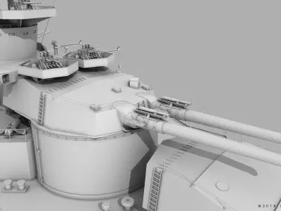 Battleship ISE 3D model