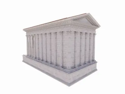 Historical temple-place of worship 3D model