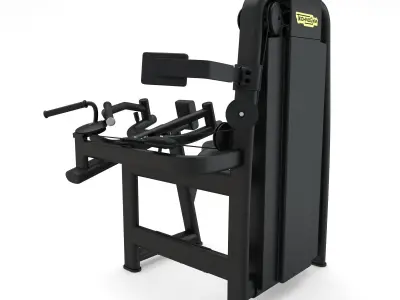 Technogym - Selectorised - Upper Back 3D model