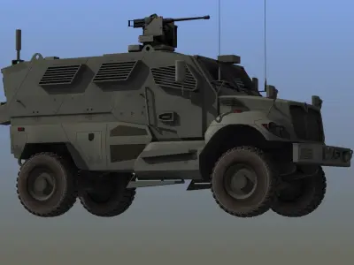 M1224 MaxxPro MRAP 3D model