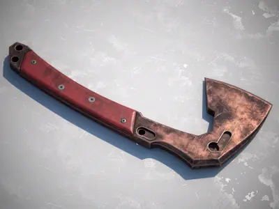 Instinct Tomahawk Axe Low-poly 3D model