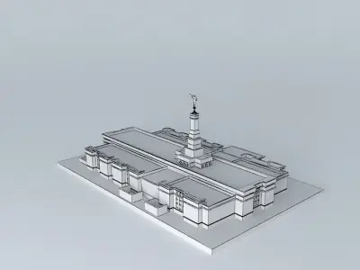 Regina Saskatchewan Temple Free 3D model