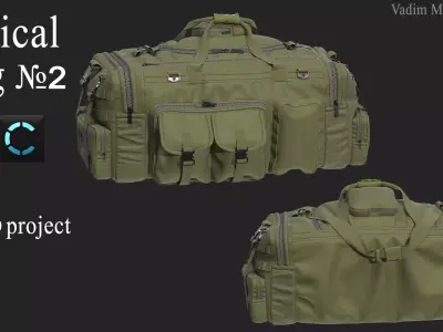 Tactical Bag 2 3D model