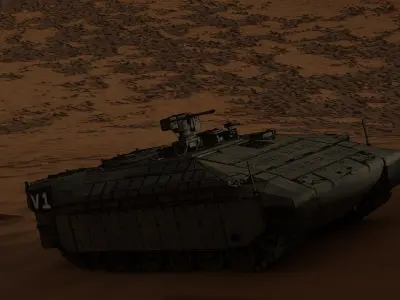 IDF Nammer APC with Trophy APS 3D model