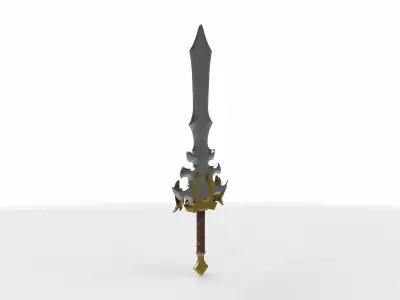 ice sword 3D model