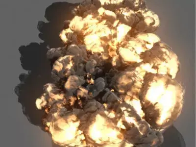 Maya Fluids Effects Assets Bundle Low-poly 3D model