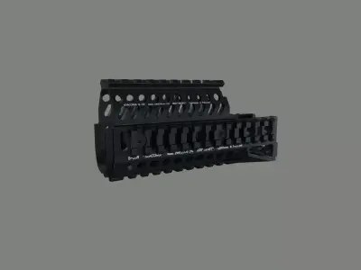 AK B-10 Zenit handguard  Low-poly 3D model