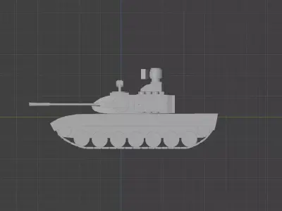 Shadowguard Gun Mount Type 1A1 Low-poly 3D model