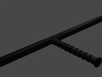 baton weapon melee Free low-poly 3D model