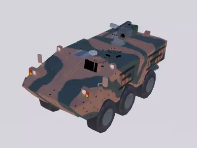 Iveco Guarani VBTP MR EB Low-poly 3D model