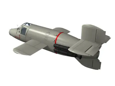 Ba349 Natter 3D model
