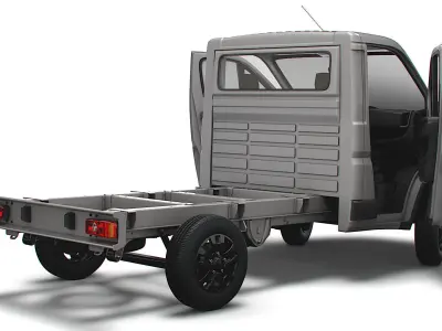 RAM Promaster Chassis HQInterior SCab 3000WB 2023 3D model