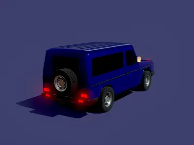 Mercedes G Class 1985 Low-poly 3D model