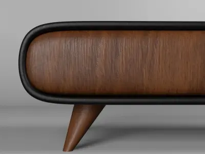 sitting room table Free low-poly 3D model