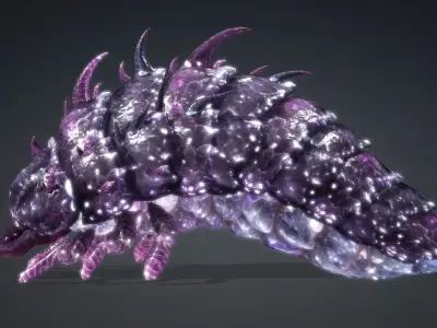 Larval-V2b 3D model