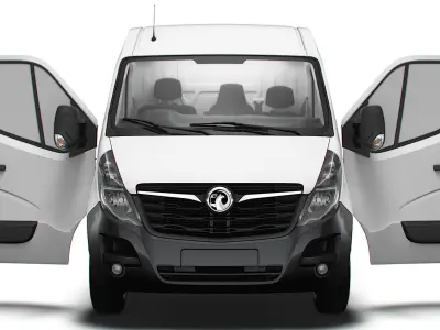 Vauxhall Movano Van L4H2 HQInterior 2021 3D model