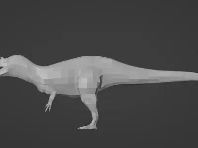Low-Poly Suchomimus Low-poly 3D model