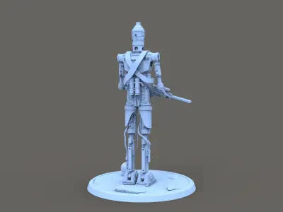 IG-11 STAR WARS FOR 3D PRINTING 3D model