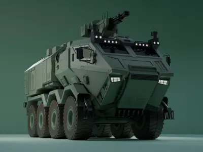 Military AEV Low-poly 3D model