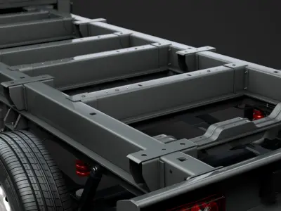 Peugeot Boxer Chassis Truck Single Cab 4300WB 2014 3D model