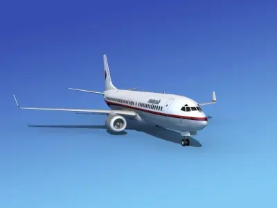 Boeing 737-800 Malaysia 3D model