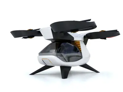 Passegent drone 3D model