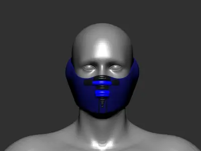 helmet high poly sculpt 3d printable ver 7 3D model 3D model 219