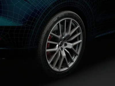 Maserati Levante GranLusso 2020 wheel 3D model